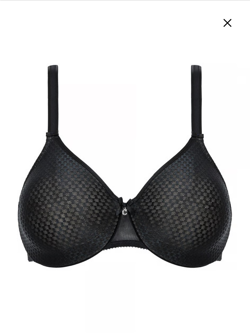 NWT Chantelle Black Minimizer Underwire Bra 34DDD